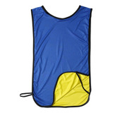 Kit C/15 Coletes Futebol Dupla Face Treino Jogo 1 Fit