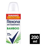 Kit C/15 Desodorante Rexona Bamboo 200ml
