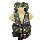 Kit C/2 Colete S.vida Aux.flutuação Camuflado (definir Tam.)