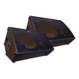 Kit C 2 Gabinete Caixa Som Profissional Retorno 3 Vias 12 P
