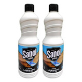 Kit C/2 Limpa Laminado E Vinílico Sanol Pro 1l