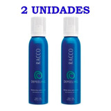 Kit C/2 Mousse Spray Depilatório Depeeling Racco 150ml C/ Nf