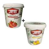 Kit C/2 Preparo Polpa Premium Jeb - Morango + Abacaxi