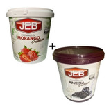 Kit C/2 Preparo Polpa Premium Jeb - Morango + Ameixa