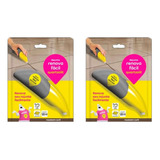 Kit C/2 Rejunte Renova Fácil Quartzolit 120ml Marrom Café