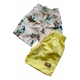 Kit C/2 Shorts Bermudas Infantil Menino