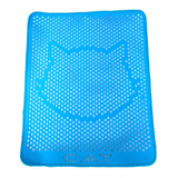 Kit C/2 Tapete Sanitario Areia Gato Anti Sujeira G 68x56 Cm 