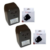 Kit C/2 Transformador Conversor Voltagem Tomada Bivolt 100w
