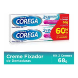 Kit C/2 Ultra Corega Creme Sem Sabor 68g