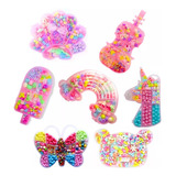 Kit C/20 Maleta Miçanga Infantil Pulseira Estojo Atacado 
