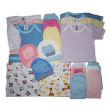 Kit C/24 Peças Body+mijão Roupa Bebê Maternidade Promoção 