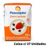 Kit C/27uni Creme De Leite Zero Lactose Piracanjuba 200g