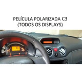 Kit C/2x Películas Polarizada Frontal + Traseira Citroen C3