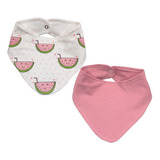 Kit C/3 Babadores Bandana Suedine Duplo Super Macio Algodão