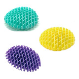 Kit C/3 Brinquedos Minhoca Fidget Toy Worm Anti Estresse