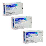 Kit C/3 Camomilina C Primeira Dentição 20 Cápsulas Original