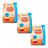 Kit C/3 Cereal Infantil Mucilon Multicereais Pacote 600 G