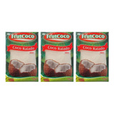 Kit C/3 Coco Ralado Fino Frutcoco 1kg