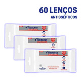 Kit C/3 Lenços Toalhas Umedecidas Rexona Antisséptico 60u