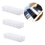 Kit C/3 Organizador Gaveta Armário Divisória Colméia Meia