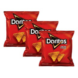 Kit C/3 Pacotes Salgadinho Doritos Queijo Nacho 22g 