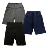 Kit C/3 Shorts Infantil E Juvenil