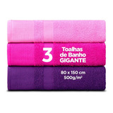 Kit C/3 Toalha De Banho -