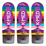 Kit C/3 Und Lubrificante K-med 2 Em 1 Gel 203g Lgbtqia+
