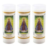 Kit C/3 Velas Votiva 7 Dias 220g De Imagens Emb Pvc