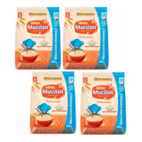 Kit C/4 Cereal Infantil  Mucilon Multicereais Pacote 600 G