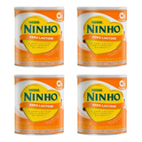 Kit C/4 Composto Lacteo Ninho Zero Lactose Nestle 380g