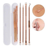 Kit C/4 Extrator Cureta Tira Acne Cravos E Espinha Limpeza