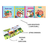 Kit C/4 Kit Histórias Infantis Livros Em Capa Dura E Cartonados Vol.2