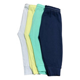 Kit C/4 Pçs Mijão Culote Sem Pé Para Bebê 100% Algodão