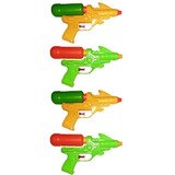 Kit C/4 Super Lançador De Água Pistola De Agua Praia Piscina