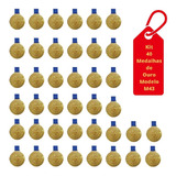 Kit C/40 Medalhas De Ouro M43 Crespar Honra Ao Mérito