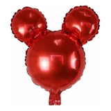 Kit C/5 Balões Metalizado Orelha  Mickey, Minnie 37cm