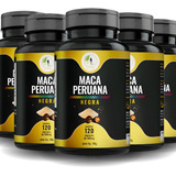 Kit C/5 Maca Peruana Negra 120 Cápsulas - Fits Life