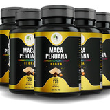 Kit C/5 Maca Peruana Negra 600 Cáps - Fits Life