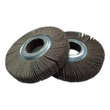 Kit C/5 Roda De Lixa 150x25 6 X1-grãos 50/80/120/180/220