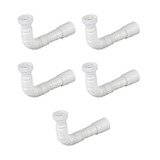 Kit C/5 Sifão Fere Instala Fácil Pvc Corrugado - Branco 1683