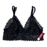 Kit C/5 Top Sutiã Blogger Renda Cropped Luxo