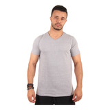 Kit C/5 Un Camisa Blusa Camiseta Masculina Gola V Basicas