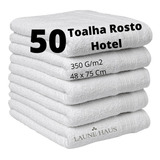 Kit C/50 Toalhas De Rosto Hotel
