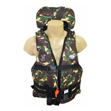 Kit C/6 Colete S.vida Aux Flutuação Camuflado (definir Tam.)