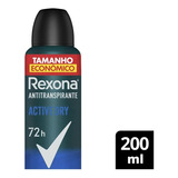 Kit C/6 Desodorante Rexona Aerosol Active Dry 200ml