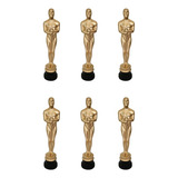 Kit C/6 Troféu Estatueta Oscar Festa Formatura Casamento