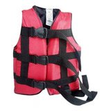 Kit C/9 Coletes Salva Vidas Infantil Eaf Vermelho Até 30 Kg