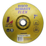 Kit C 10 Ps Disco De Desbaste 7 Pol P Metal E Ao Inox
