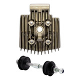 Kit Cabeçote 75cc Sem Descompressor + Flexibloco Mobilete 